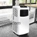 COSTWAY Portable Air Conditioner Unit  with Dehumidifier and Fan for Rooms. Remote Control  LED Display  Window Wall Mount  4 Caster Wheel  Sleep Mode and 2 Fan Speed 10 000 BTU - B07GRSYH77